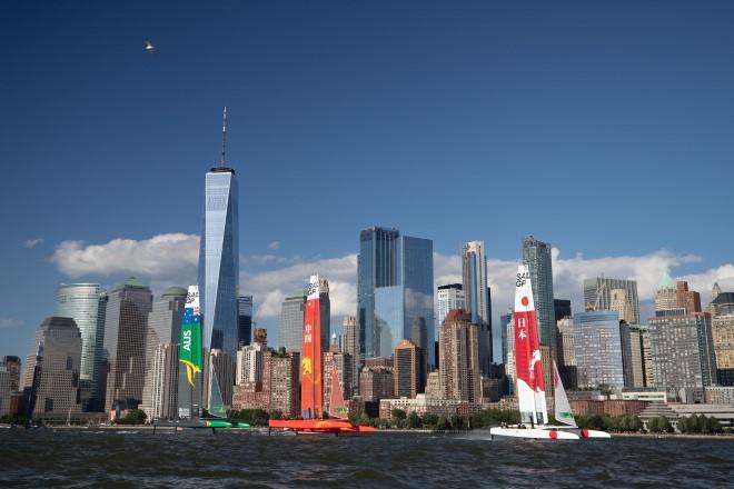 New York City’s conditions provide an intense challenge for SailGP teams