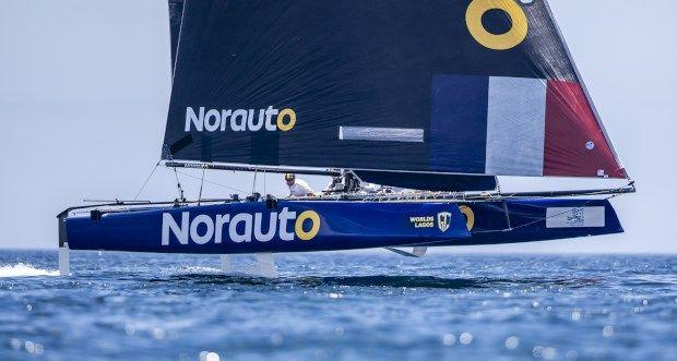 Franck Cammas and his NORAUTO team are defending champions in Lagos