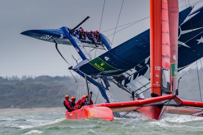 Cowes SailGP saw U.S. team capsize and Brits abandon racing
