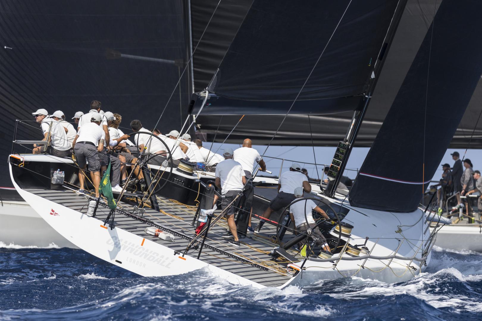 Older Swans show the way on lighter second day at Maxi Yacht Rolex Cup