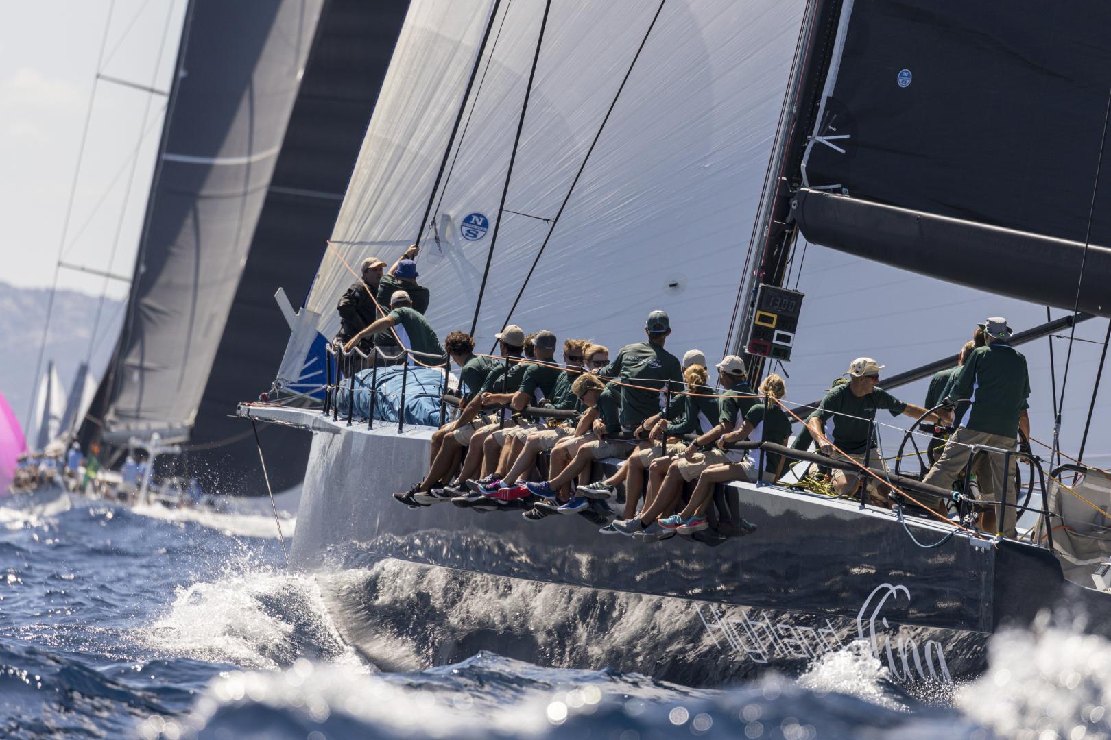 For a second day Highland Fling XI prevailed in the Maxi Racer class