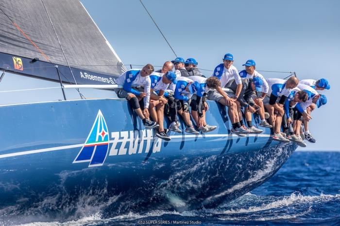 Azzurra holds on to her leading position at the 52 Super Series 2019