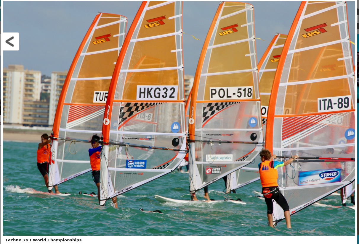 Techno 293 World Championships finalmente il vento nella baia di Cadice