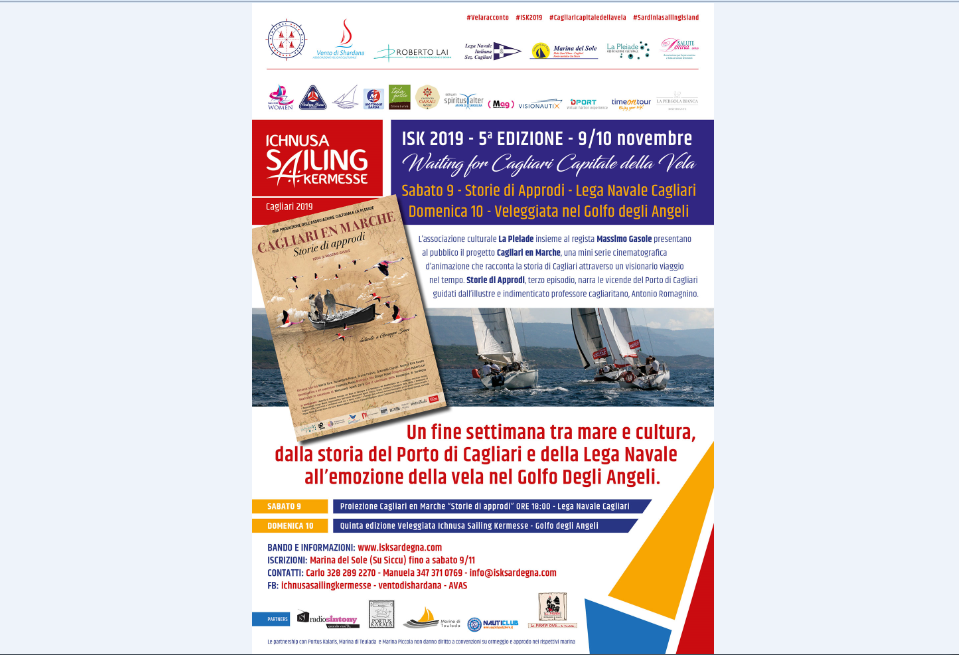 Quinta edizione Ichnusa Sailing Kermesse - Cagliari, 9/10 novembre