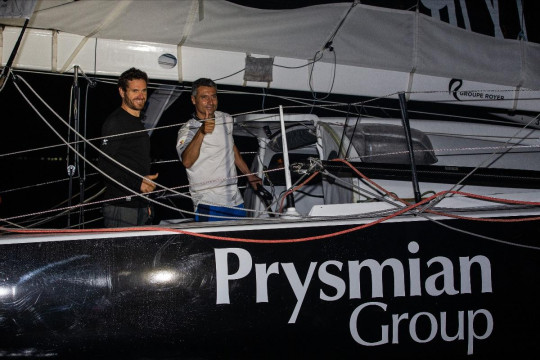 Pedote e Marchand al traguardo della Transat Jacques Vabre Normandy Le Havre