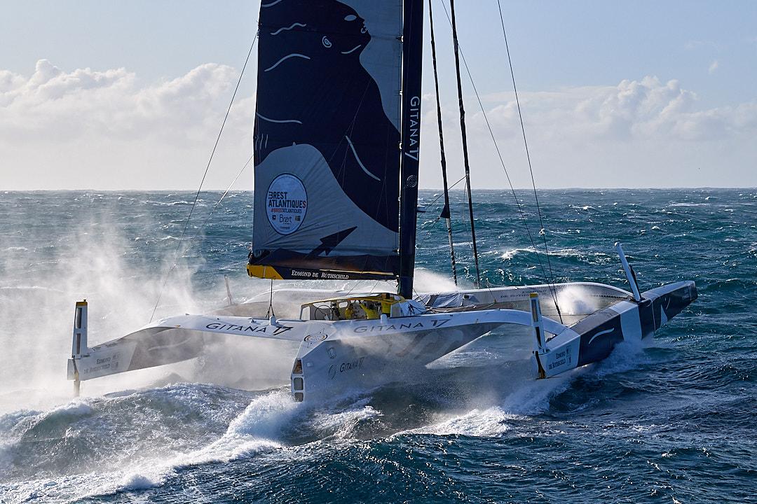 The Maxi Edmond de Rothschild crossed the finish line of the first edition of the Brest Atlantiques