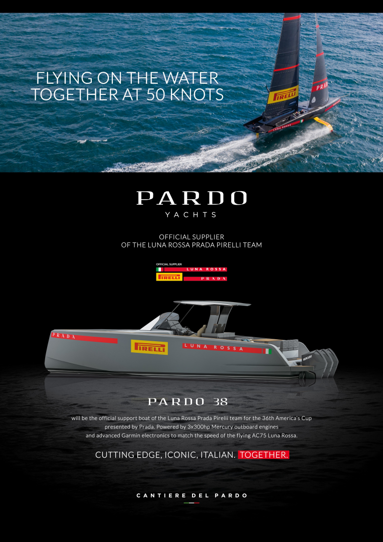 Pardo Yachts e Luna Rossa Prada Pirelli Team