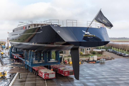Royal Huisman: SEA EAGLE II launched on Thursday 16 January 2020