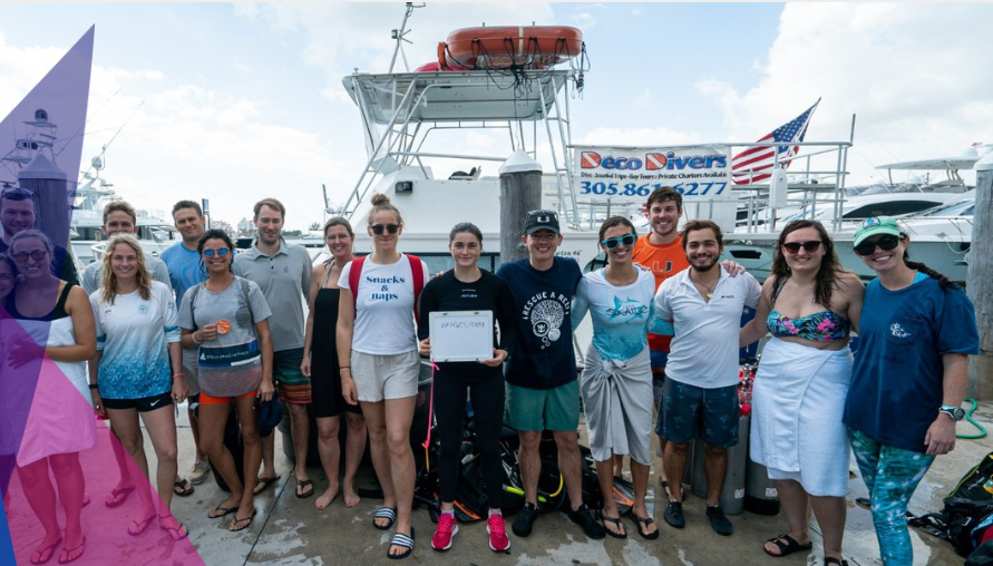 Hempel World Cup Series Miami participants team up to rescue a coral reef