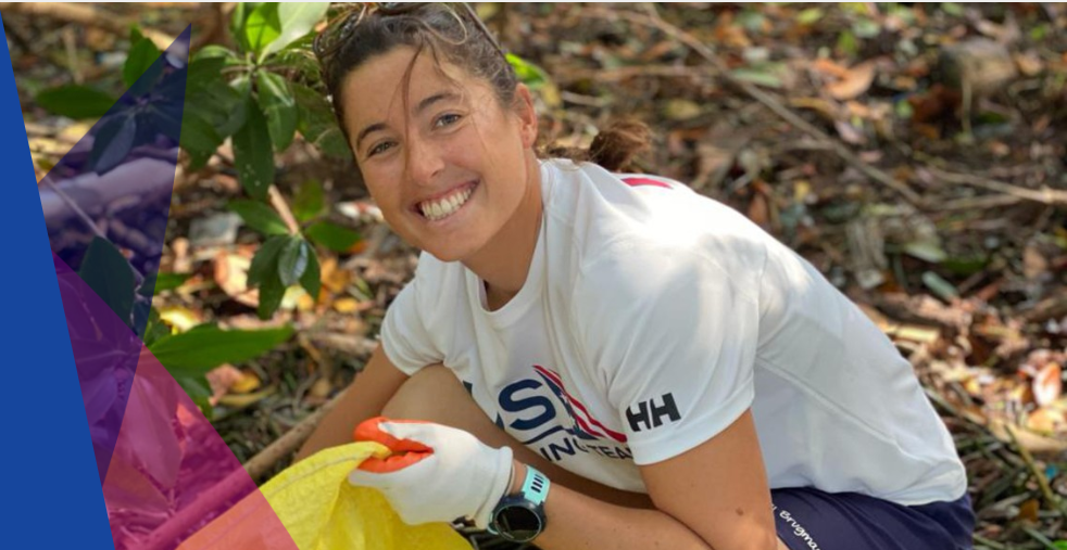 Sailors take part in mangrove clean-up at Hempel World Cup Series Miami