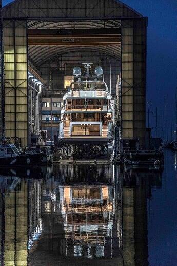 Benetti launches the first Diamond 145 44-meter fiberglass yacht