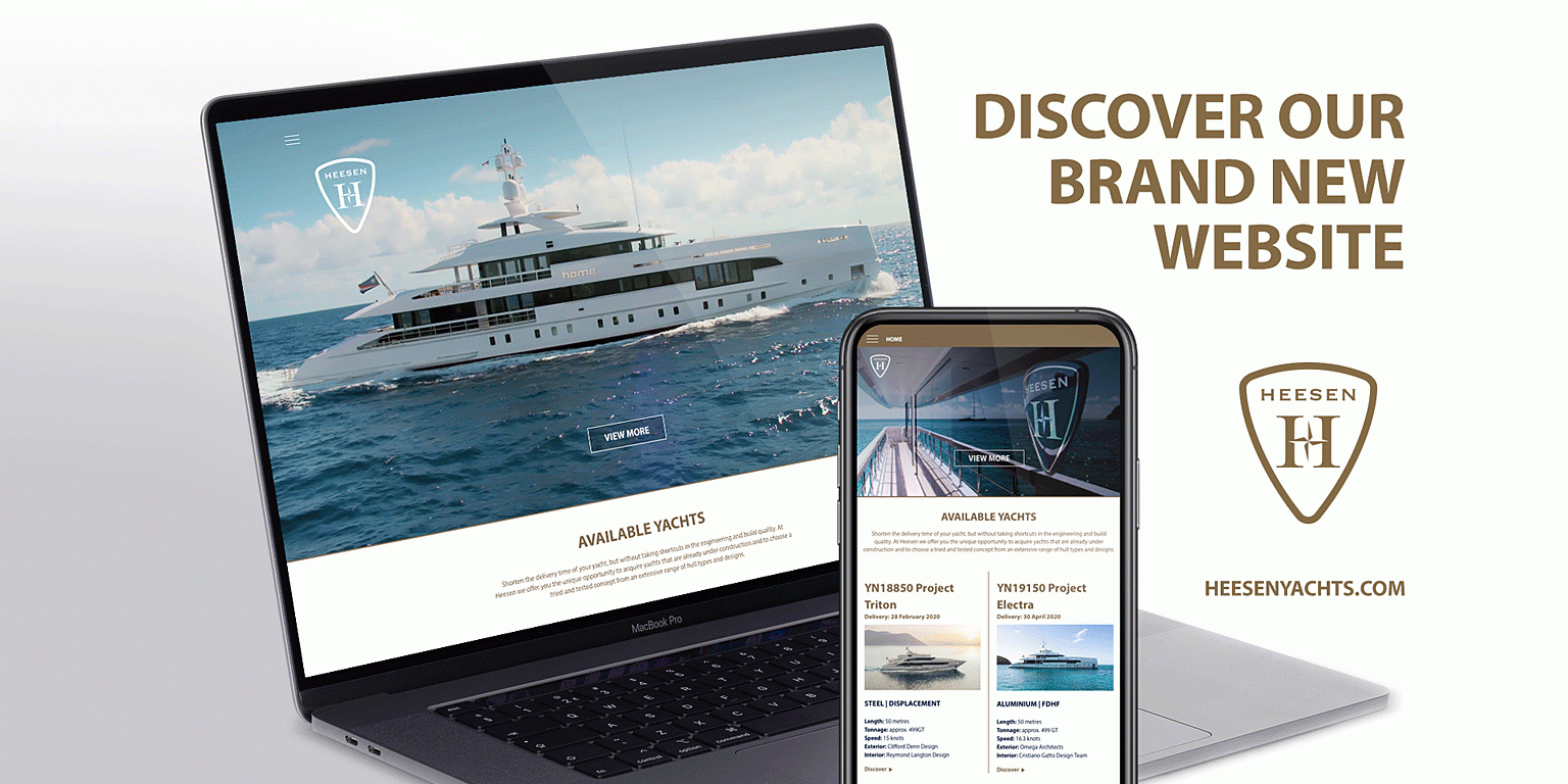 Heesen new website and TV channel are live now