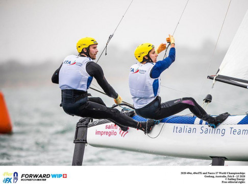 Bissaro-Frascari quinti al Mondiale 2020 Nacra 17