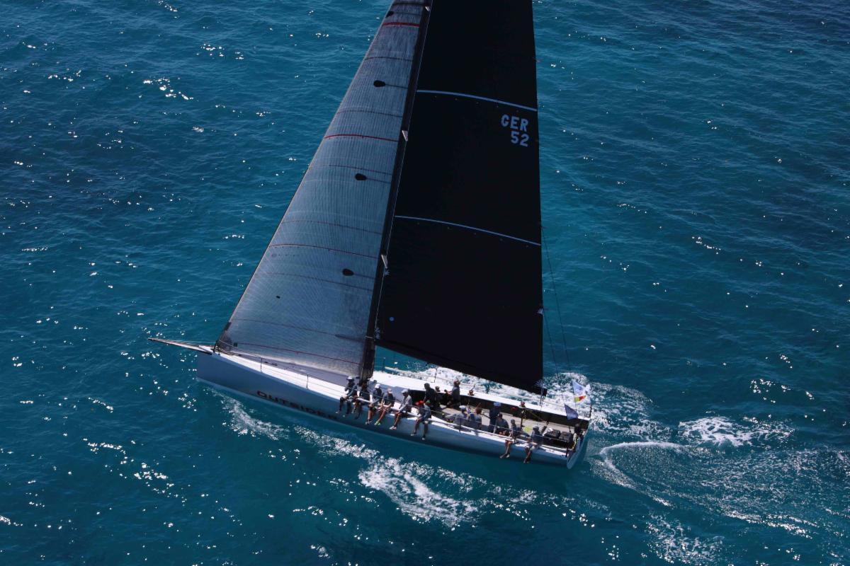 Tilmar Hansen's TP52 Outsider (GER) at the start of the 12th edition of the RORC Caribbean 600  
