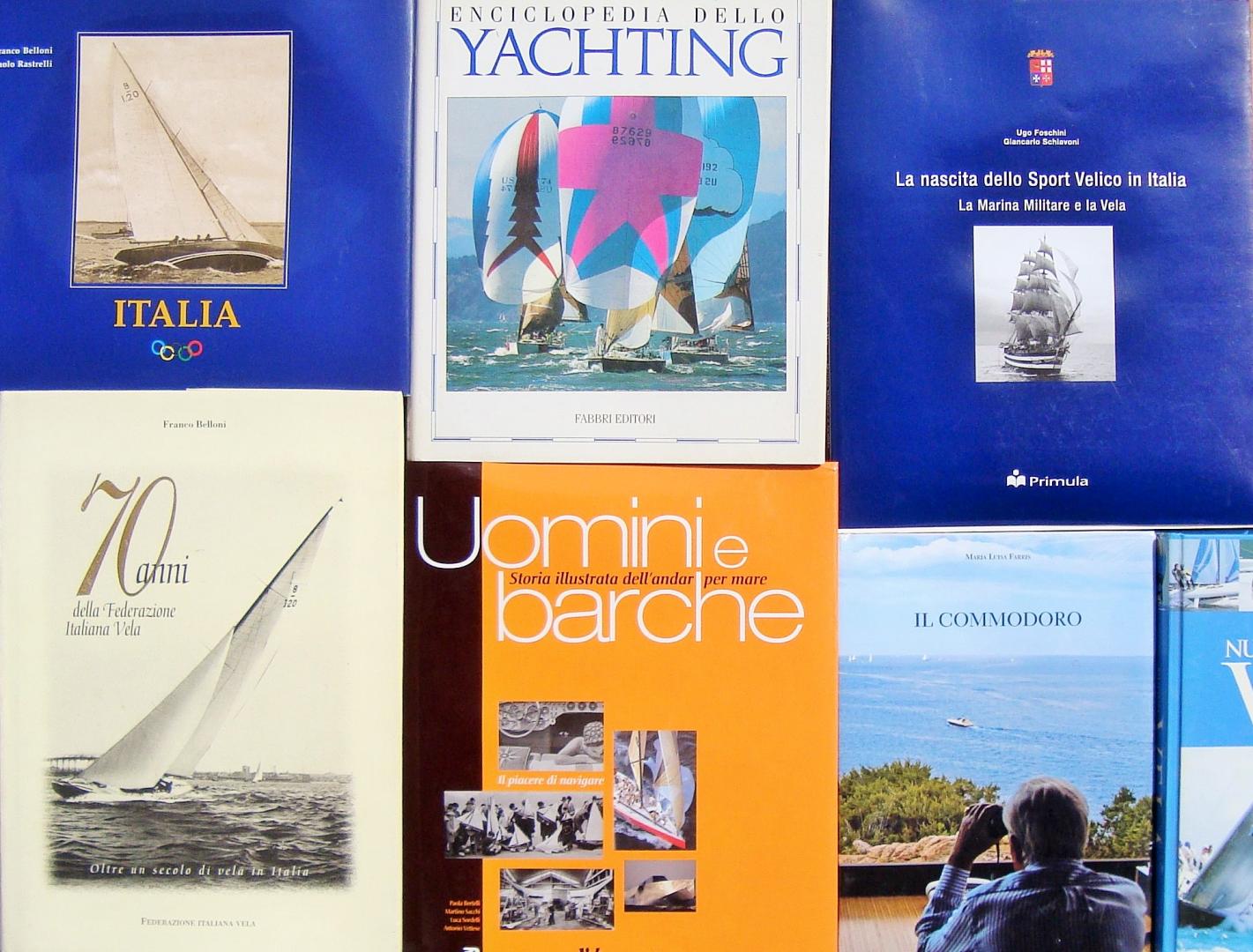 Alcuni dei volumi sulla storia dello yachting