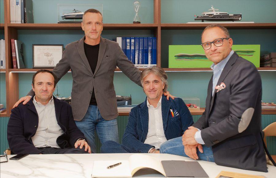 Massimo Antonini (CFO), Lorenzo Antonini (COO), Simone Antonini (CEO) e Aldo Manna (Partner & Sales Director)