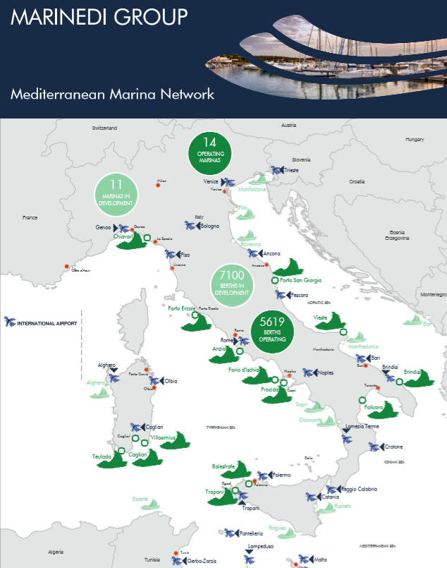Mappa Marinedi