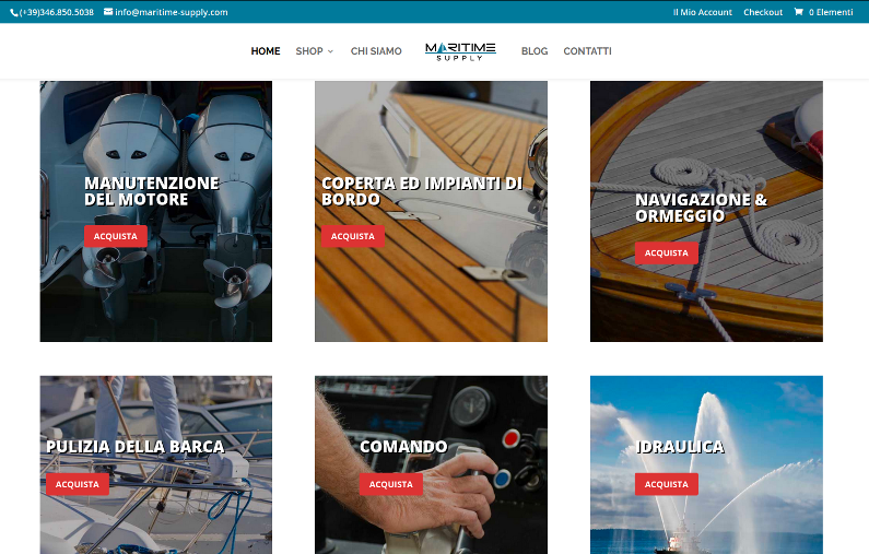 Maritime Supply: il nuovo shop online per i prodotti nautici