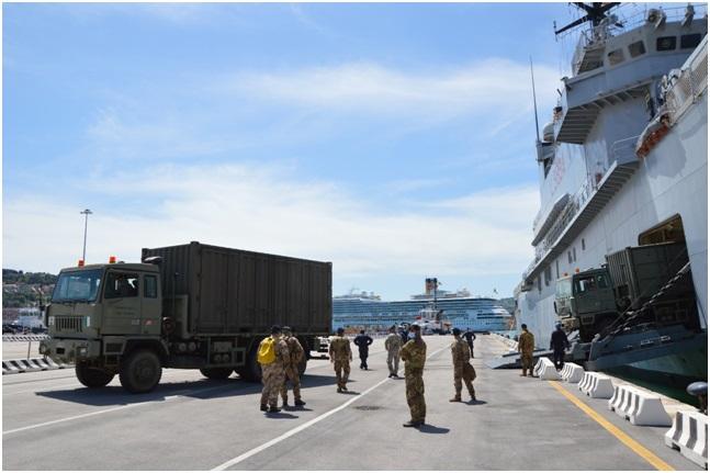 Marina Militare: nave San Giusto prima di arrivare a Jesi era in attivita' di presenza, sorveglianza e vigilanza pesca