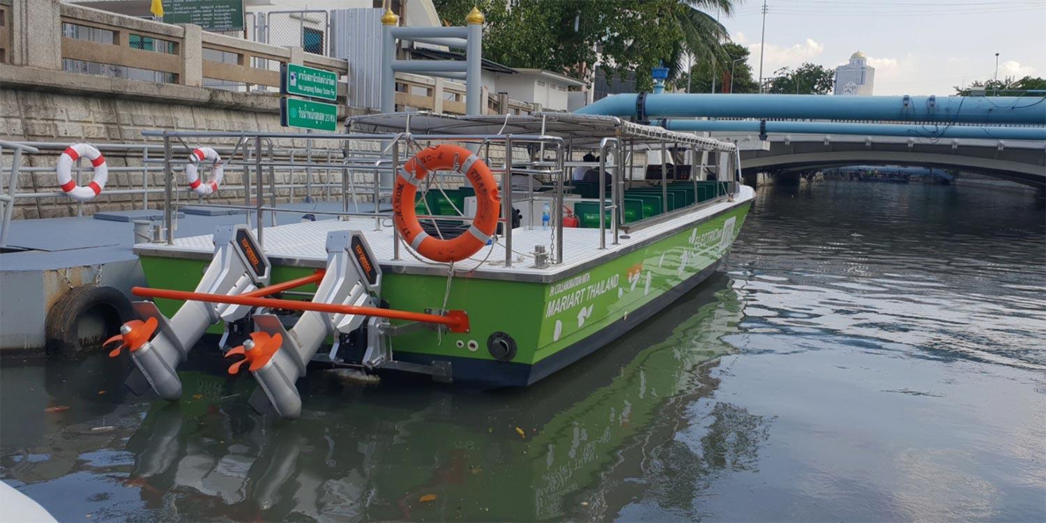 Some cities like Bangkok are opening up their rivers again. There's also more and more research being done about the benefits of using waterways.
