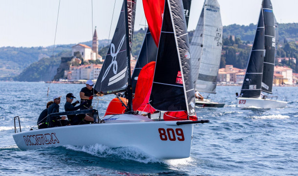 Melges 24 European Sailing Series, a Portorose Arkanoè by Montura è secondo dopo la prima giornata