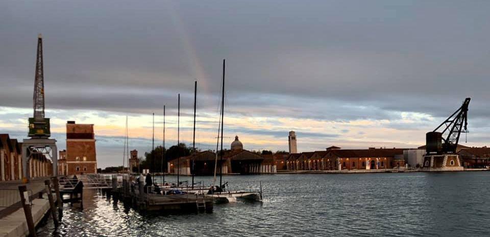 Il Mose e Marina Militare Nastro Rosa tour protagonisti oggi a Venezia