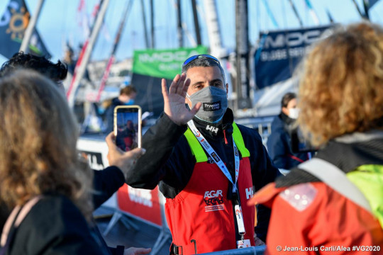 Giancarlo Pedote e la partenza del Vendée Globe. Un’emozione unica