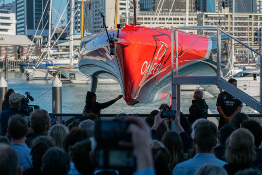 Emirates Team New Zealand launch Te Rehutai