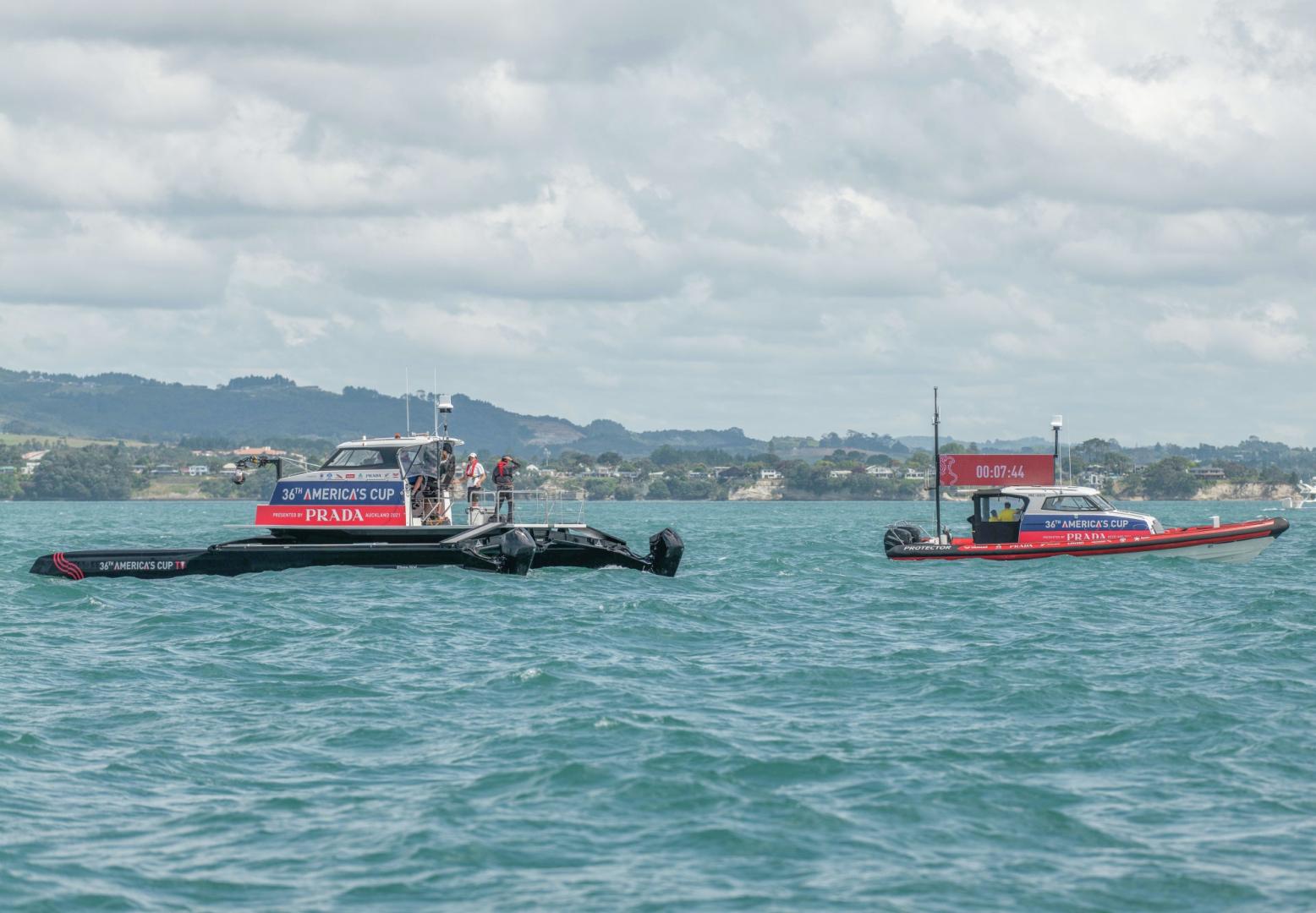 36th America’s Cup had its first successful test run