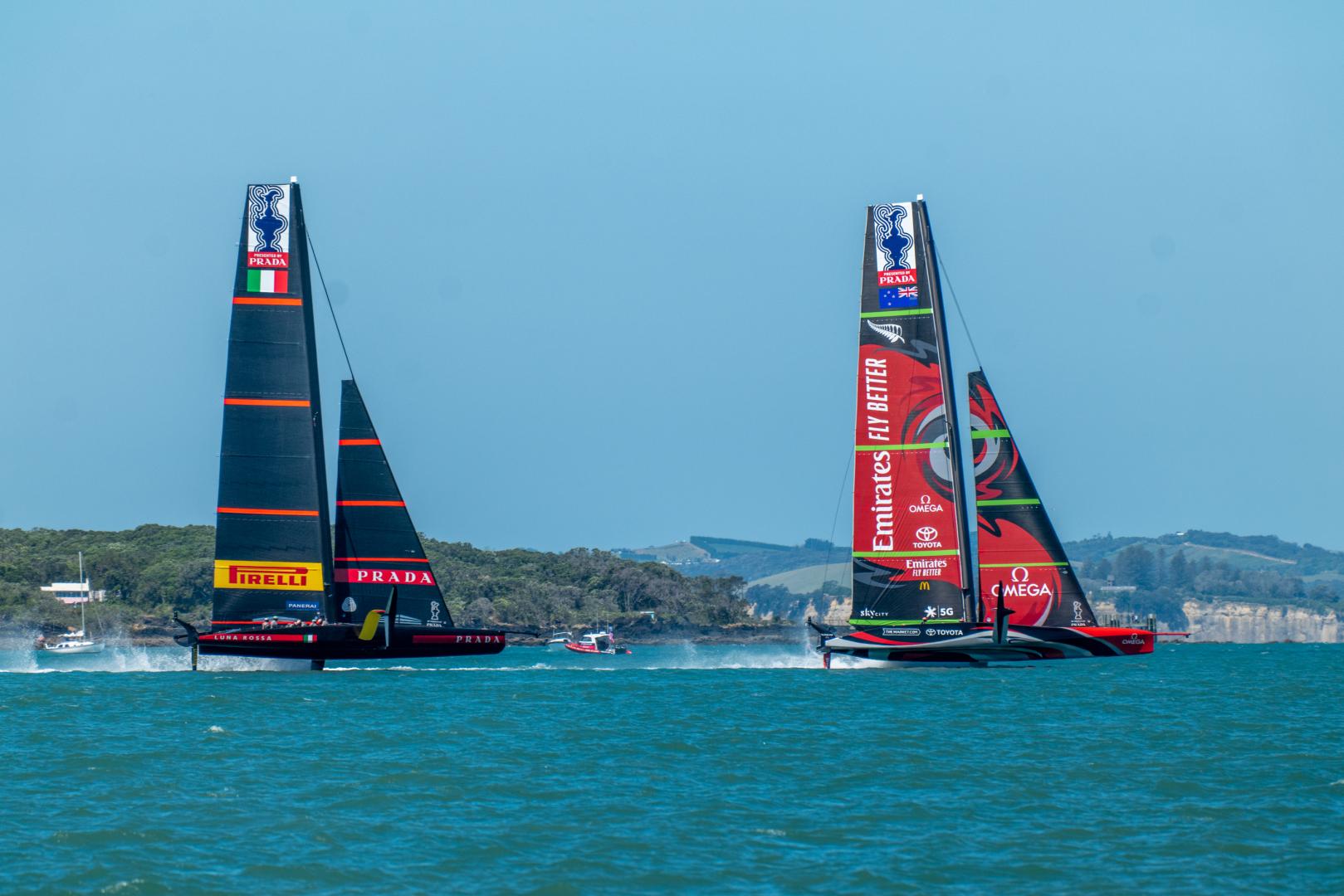 1 & 1 for Emirates Team New Zealand on day 1