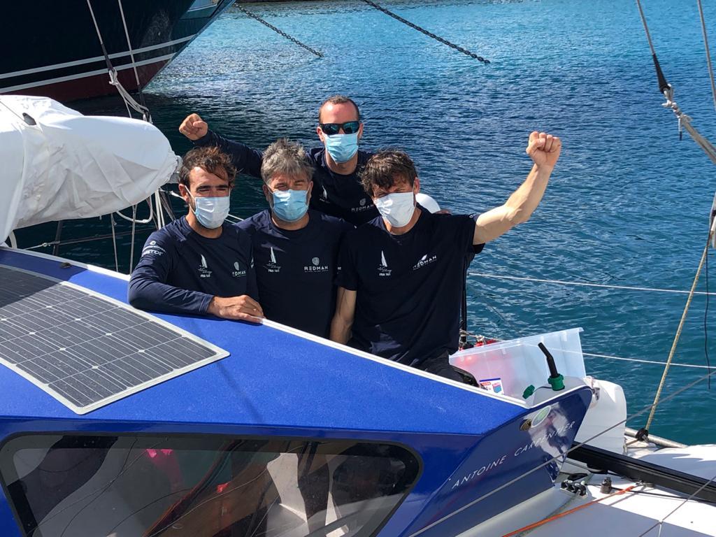 Antoine Carpentier and team on Class40 Redman finished the RORC Transatlantic Race in an elapsed time of 10 days, 18 hours, 24 mins and 13 secs