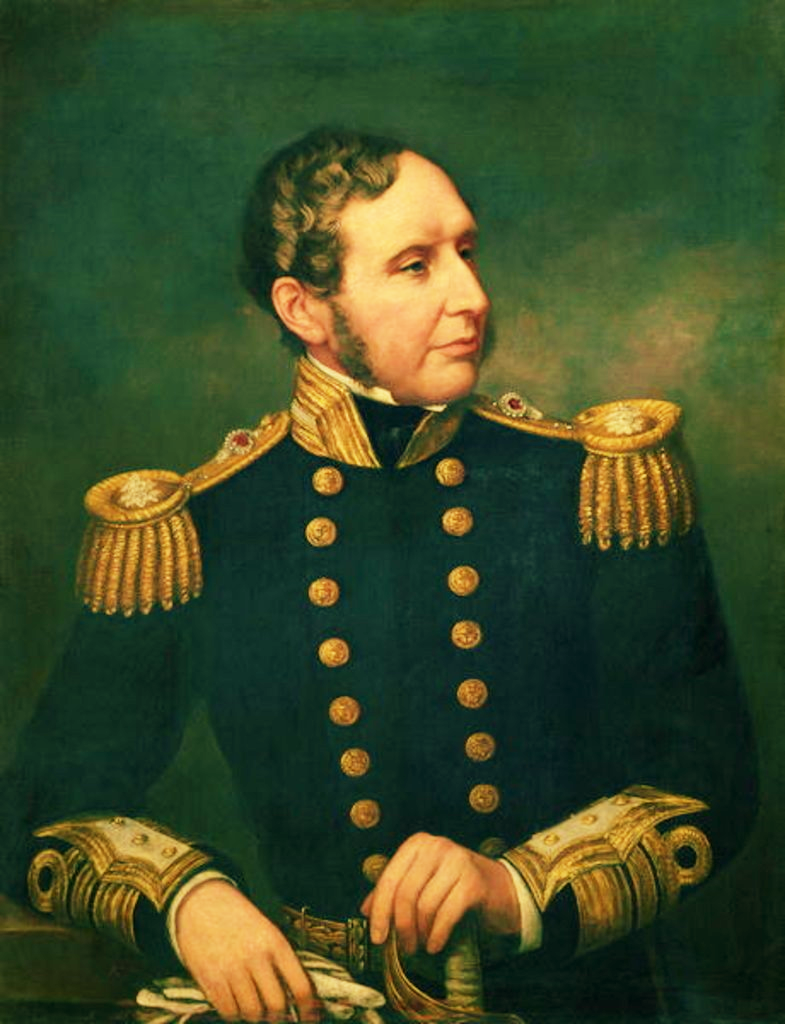 Il vice ammiraglio Robert Fitzroy comandante del Beagle