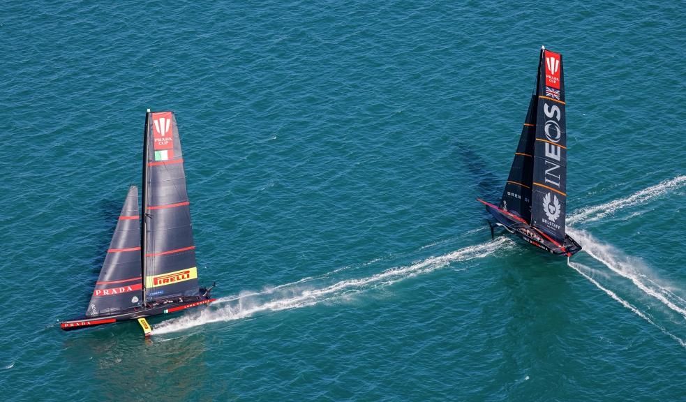 Luna Rossa collects the first points on the Prada Cup final