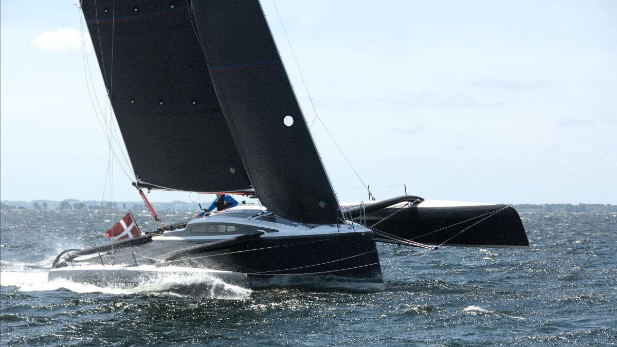 The Marlin trimarans are innovative and modern carbon multihulls
