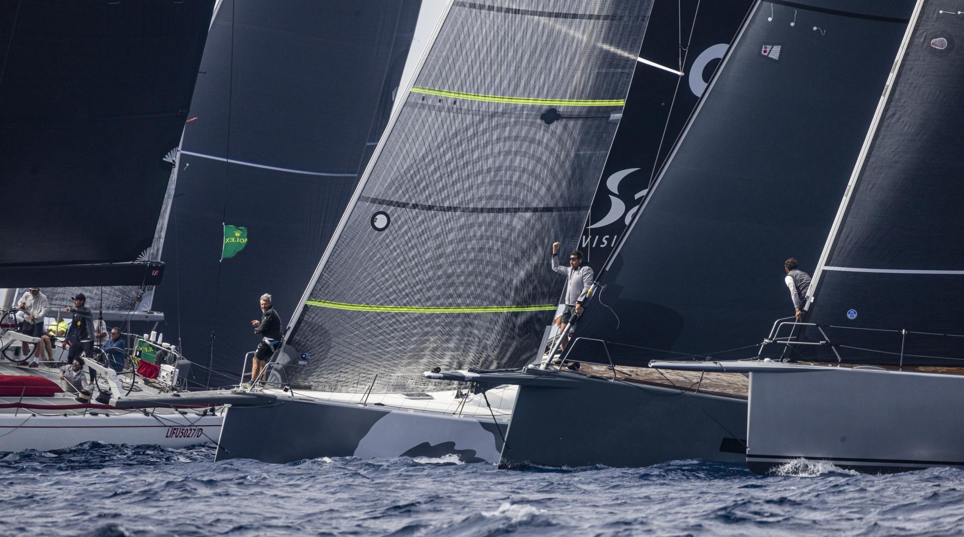 Great to see a fleet of maxi yachts competing in Capri after a year's absence due to the COVID-19 pandemic
