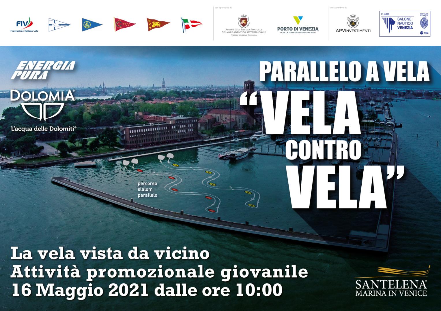 Domenica 16 maggio a Venezia il parallelo Vela contro Vela
