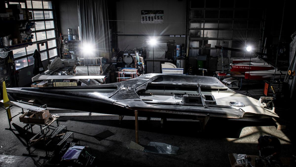 The QFX hull in build