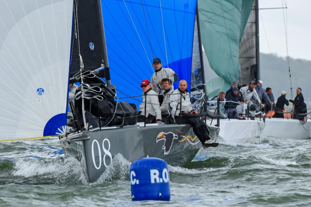 Two bullets on the first day of the Vice Admiral's Cup for Glyn Locke's Farr 280 Toucan