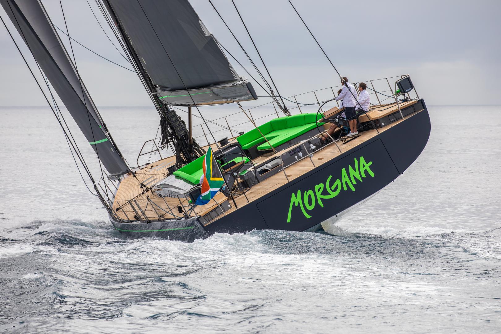 The deck plan and cockpit design of Morgana is the latest evolution in a long-running series of projects by Nauta Design