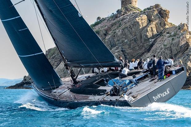 Twin Soul B is currently on track to claim the International Maxi Association's Maxi Trophy for the corrected time win in the IRC Over 60 (maxi) class