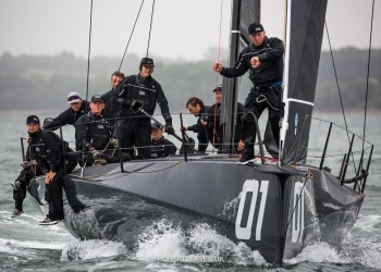 Fast 40+ Round 2 - Dismal day on Solent but sizzling racing for Fast 40+ fleet
