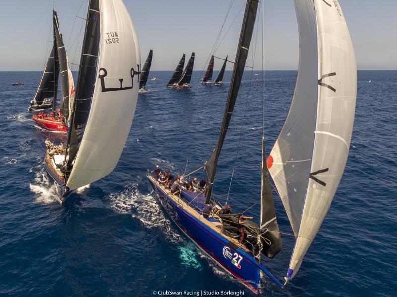 Swan Sardinia Challenge, Practice race. Foto credit: ClubSwan Racing/Studio Borlenghi