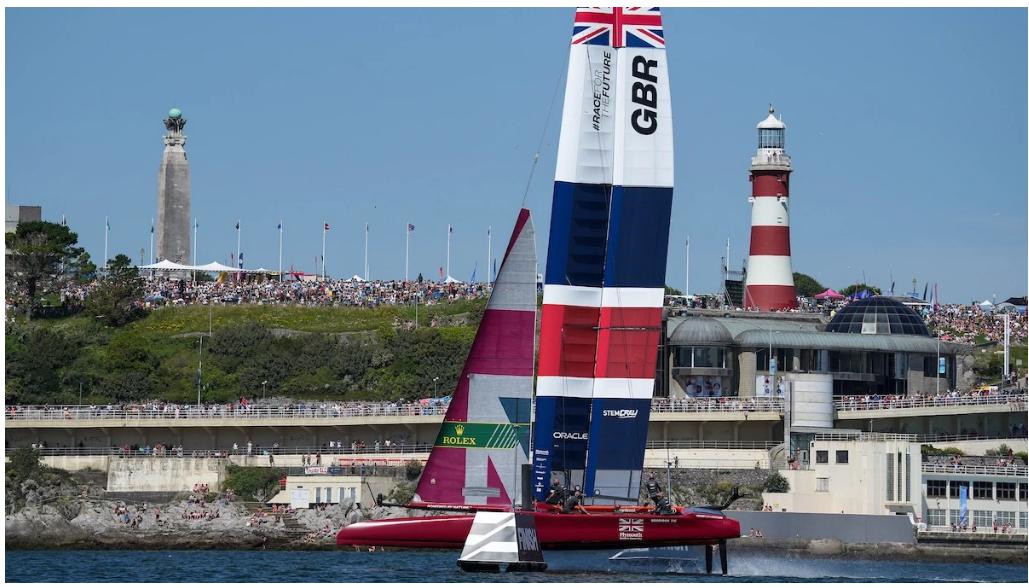 Australia Rediscovers season 1 Form to win its first event of season 2, as Great Britain delights home fans with race victory on Plymouth sound
