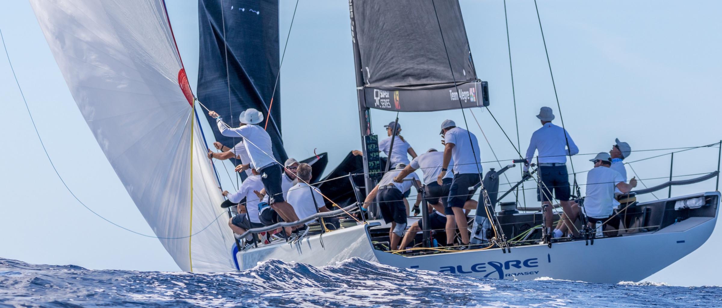 Alegre win race 1 and lead Menorca 52 Super Series Sailing Week