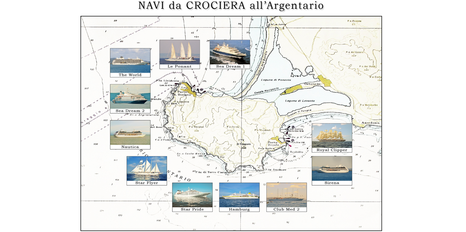 Le navi da crociera all'Argentario - Artemare Club