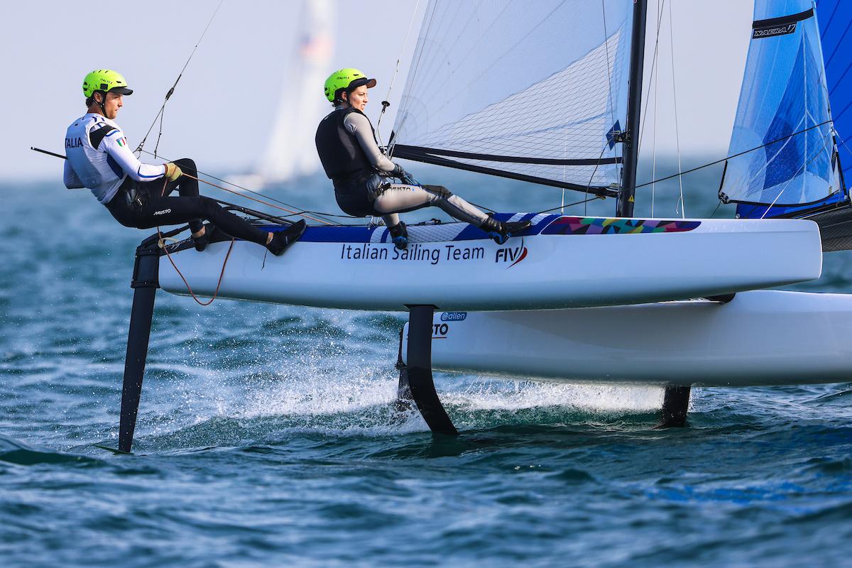 Fierce contention in penultimate day of the 49er, 49erFX and Nacra 17 ​World Championships