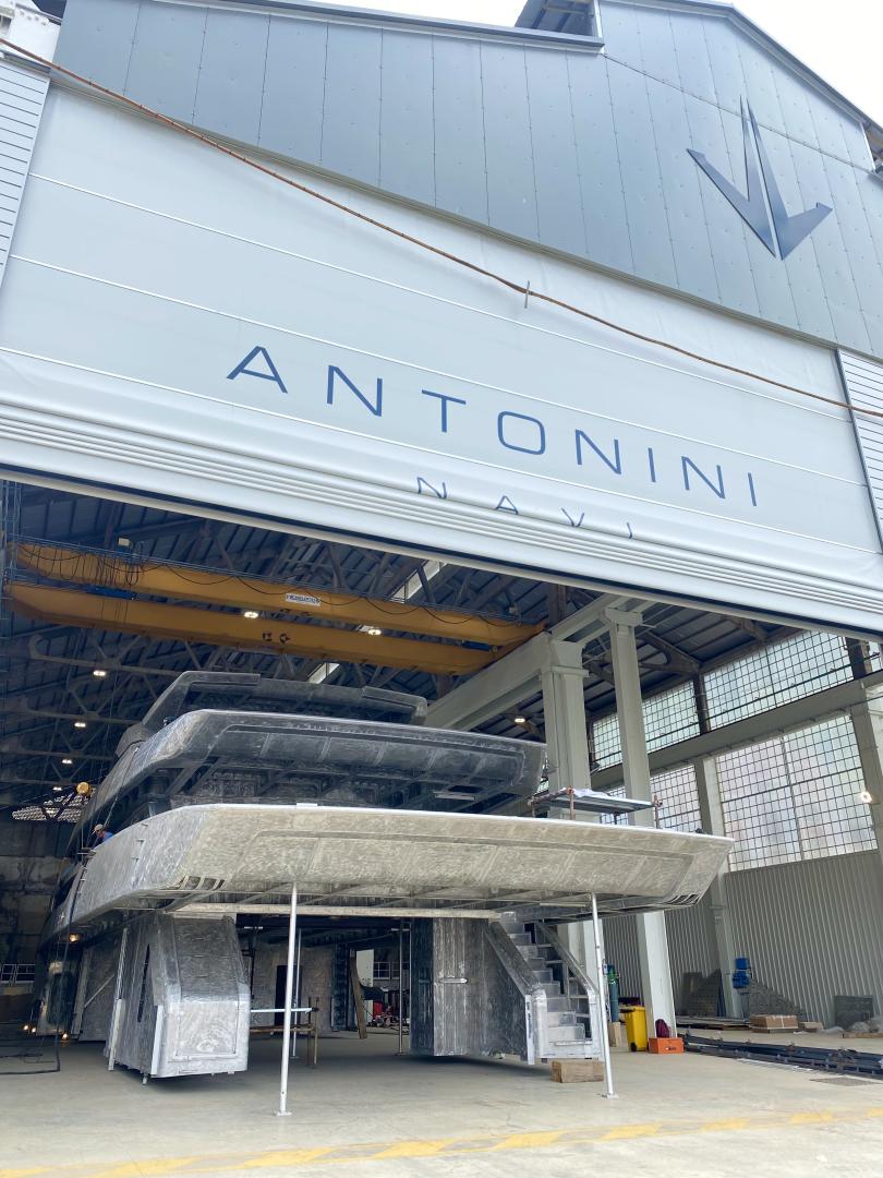 Antonini Navi delivers 56-metres hull and superstructure built for a third party