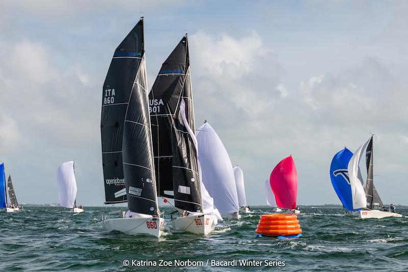 Bacardi Invitational Winter Series 1 opens for J/70 and Melges 24 in Miami - USA, 18-19 December 2021