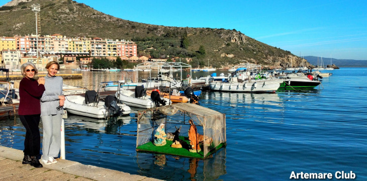 Il presepe sull'acqua di Porto Ercole