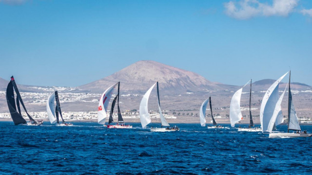 Start of the 2022 RORC Transatlantic Race from Calero Marinas, Lanzarote to Camper & Nicholsons Port Louis Marina, Grenada © Lanzarote Photo Sport